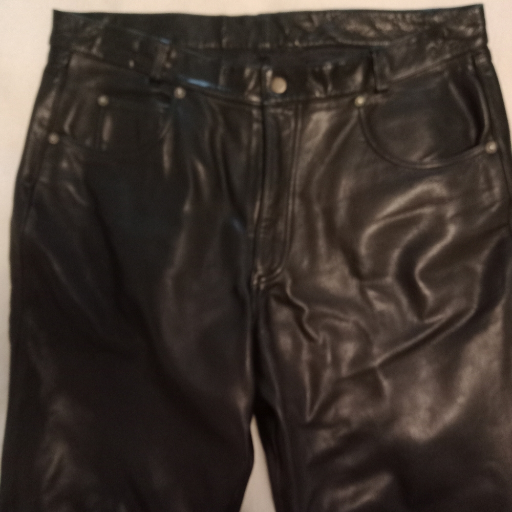 Men's Whet Blu Leather Pants